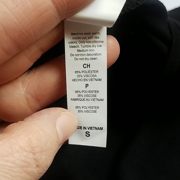 Bella Canvas Black Short Sleeve Crop Top Small - Picture 4 of 4